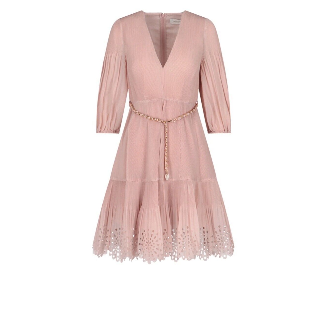 Zimmermann Pleated Dress Au 0p / Us 4p Pink